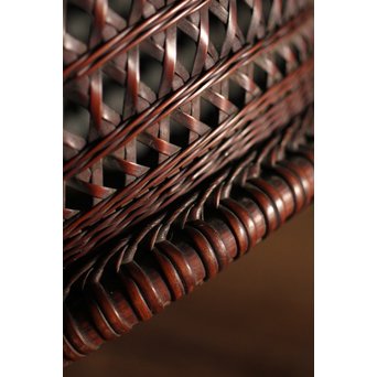 初代 前田竹房斎 竹編籠　U223 