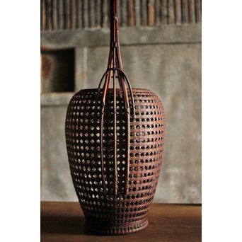 初代 前田竹房斎 竹編籠　U223 