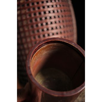 初代 前田竹房斎 竹編籠　U223 