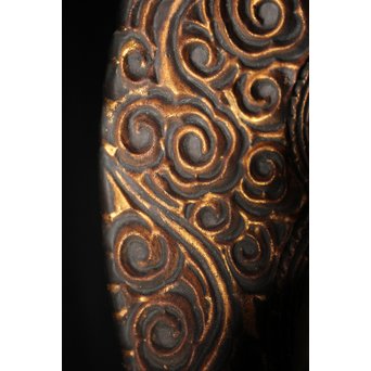 仏教美術 木彫阿弥陀如来坐像　X248 