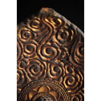 仏教美術 木彫阿弥陀如来坐像　X248 