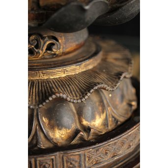 仏教美術 木彫阿弥陀如来坐像　X248 