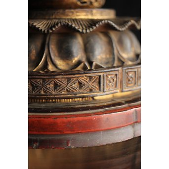 仏教美術 木彫阿弥陀如来坐像　X248 