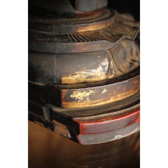 仏教美術 木彫阿弥陀如来坐像　X248 