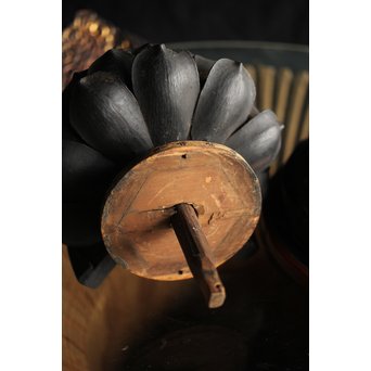 仏教美術 木彫阿弥陀如来坐像　X248 