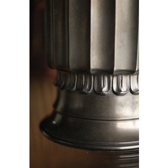 李王家 朝鮮美術 銀記念花瓶 共箱　M228 