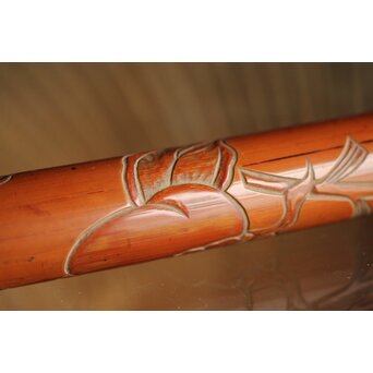 玉楮象谷 竹香筒 石井馨堂識箱　U225 