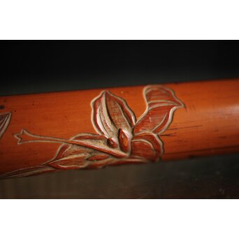 玉楮象谷 竹香筒 石井馨堂識箱　U225 