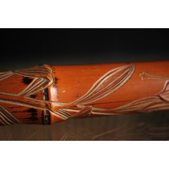 玉楮象谷 竹香筒 石井馨堂識箱　U225 