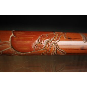 玉楮象谷 竹香筒 石井馨堂識箱　U225 