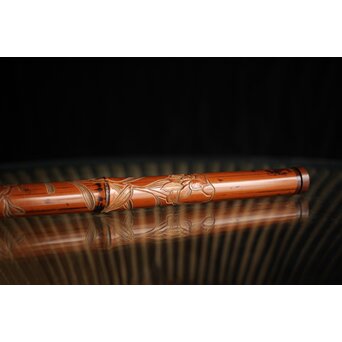 玉楮象谷 竹香筒 石井馨堂識箱　U225