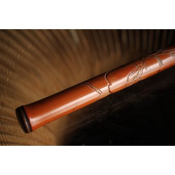 玉楮象谷 竹香筒 石井馨堂識箱　U225 