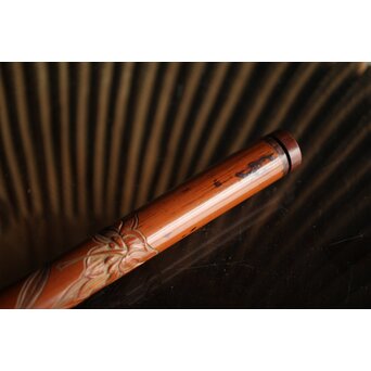 玉楮象谷 竹香筒 石井馨堂識箱　U225 