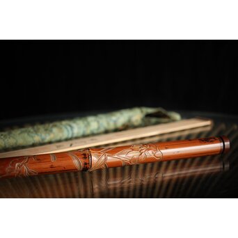 玉楮象谷 竹香筒 石井馨堂識箱　U225 