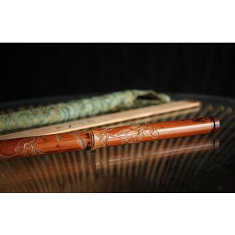 玉楮象谷 竹香筒 石井馨堂識箱　U225 