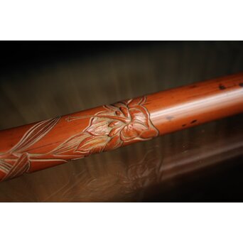 玉楮象谷 竹香筒 石井馨堂識箱　U225 