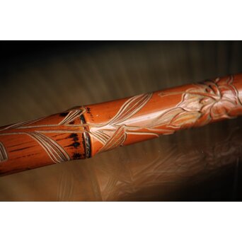 玉楮象谷 竹香筒 石井馨堂識箱　U225 