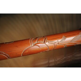 玉楮象谷 竹香筒 石井馨堂識箱　U225 