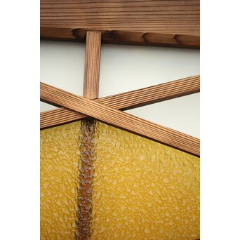 ダイア窓の色ガラス戸 4枚1組　GD1304Y 