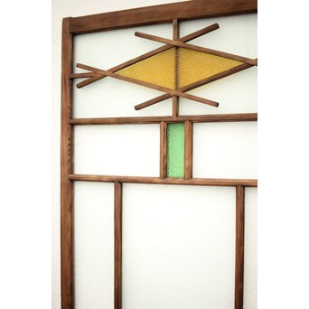 ダイア窓の色ガラス戸 4枚1組　GD1304Y 