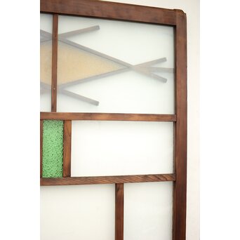 ダイア窓の色ガラス戸 4枚1組　GD1304Y 