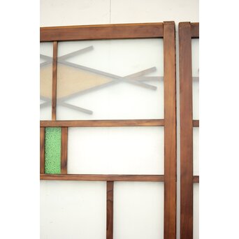 ダイア窓の色ガラス戸 4枚1組　GD1304Y 