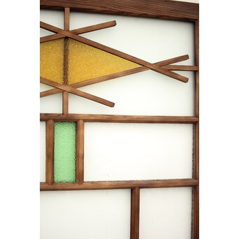 ダイア窓の色ガラス戸 4枚1組　GD1304Y 