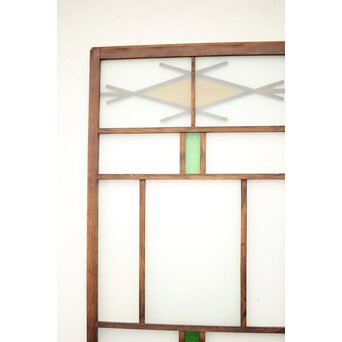 ダイア窓の色ガラス戸 4枚1組　GD1304Y 