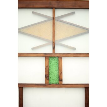 ダイア窓の色ガラス戸 4枚1組　GD1304Y 