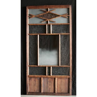 ダイア窓の色ガラス戸 4枚1組　GD1304Y 