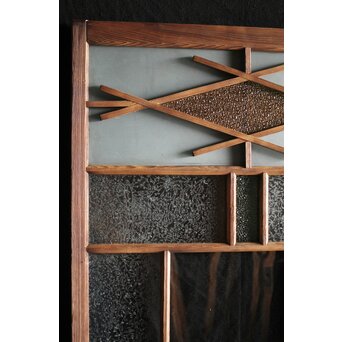 ダイア窓の色ガラス戸 4枚1組　GD1304Y 