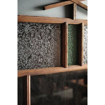 ダイア窓の色ガラス戸 4枚1組　GD1304Y 