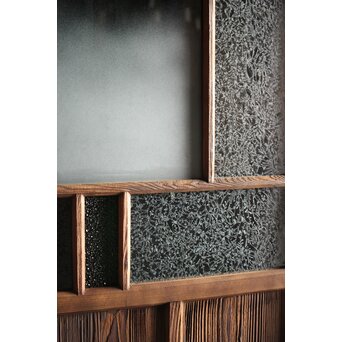 ダイア窓の色ガラス戸 4枚1組　GD1304Y 