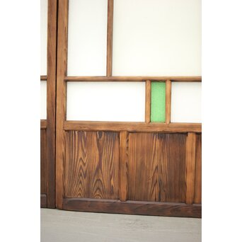 ダイア窓の色ガラス戸 4枚1組　GD1304Y 