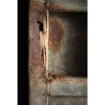 アルミ板の蔵戸　W007 