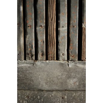 アルミ板の蔵戸　W007 