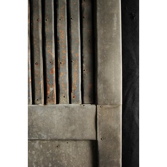 アルミ板の蔵戸　W007 