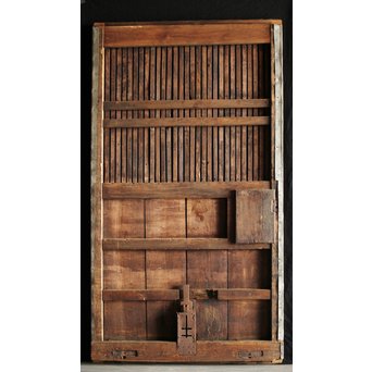 アルミ板の蔵戸　W007 