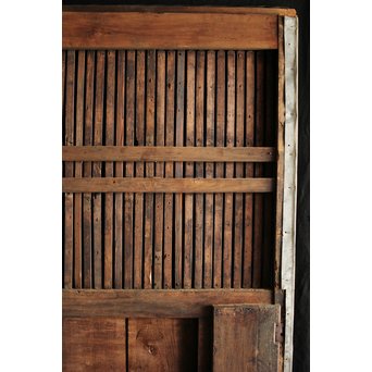 アルミ板の蔵戸　W007 