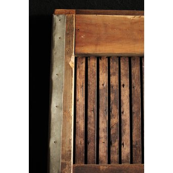 アルミ板の蔵戸　W007 