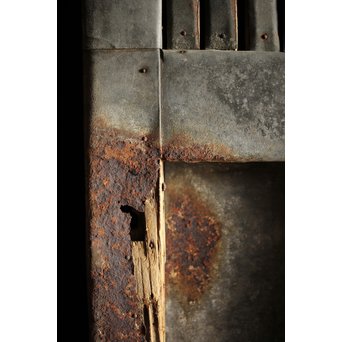 アルミ板の蔵戸　W007 