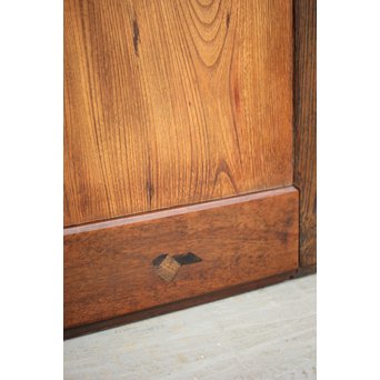 栗と欅の格子蔵戸　W009Y 