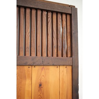 栗と欅の格子蔵戸　W009Y 