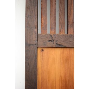 栗と欅の格子蔵戸　W009Y 