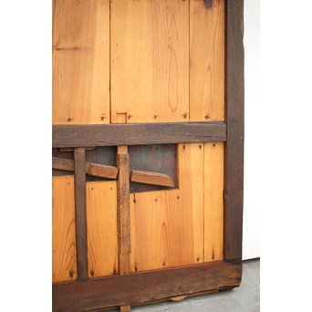 栗と欅の格子蔵戸　W009Y 