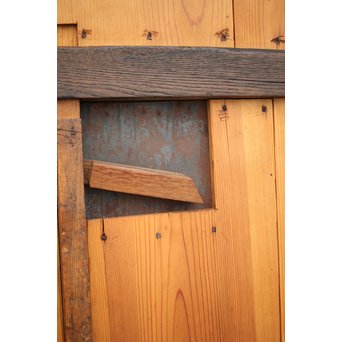 栗と欅の格子蔵戸　W009Y 