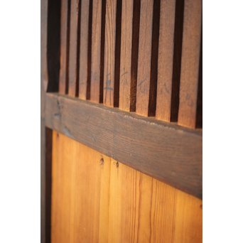 栗と欅の格子蔵戸　W009Y 