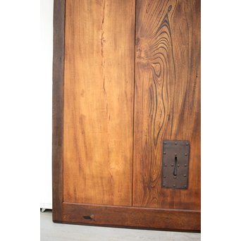 栗と欅の格子蔵戸　W009Y 