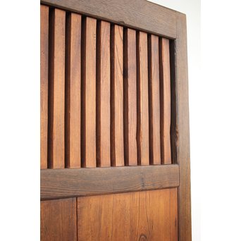 栗と欅の格子蔵戸　W009Y 