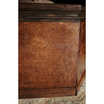 花梨瘤木に縞黒檀 六角瓶掛　X249 